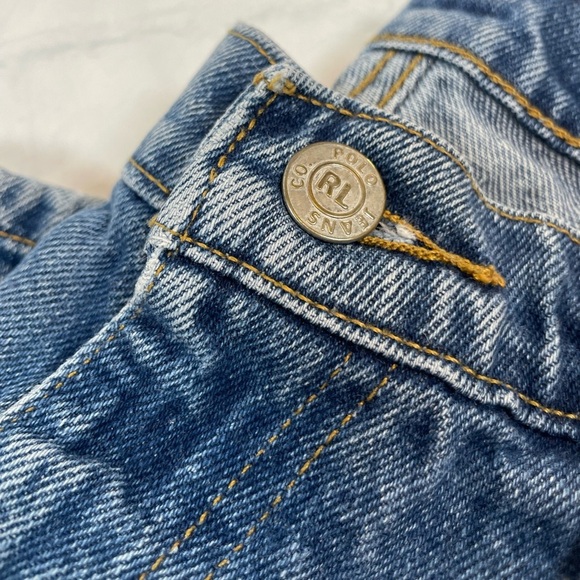 Polo Ralph Lauren men’s loose fit 67 blue jeans denim 32 x 34 classic 90’s Y2K - Picture 6 of 15